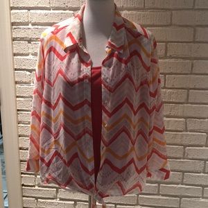 Chico’s Tank/Blouse Set Size 3 - LN